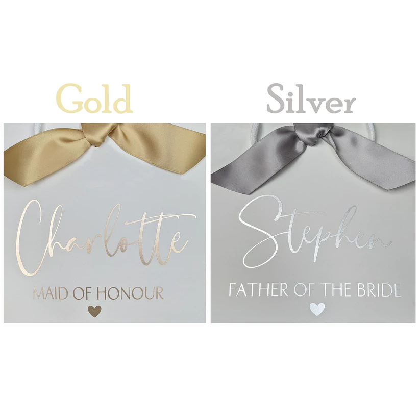 gold and silver colour choice