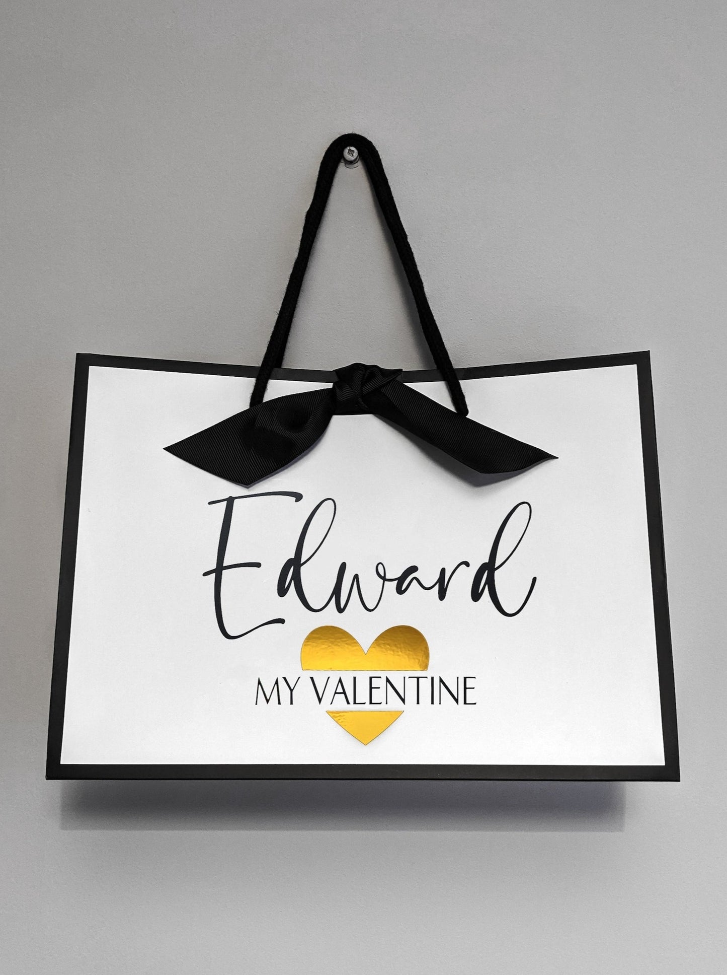 Valentines Gift Bag - Red Heart