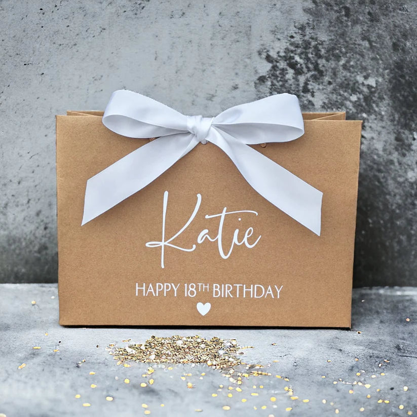 Personalised birthday gift bags sale