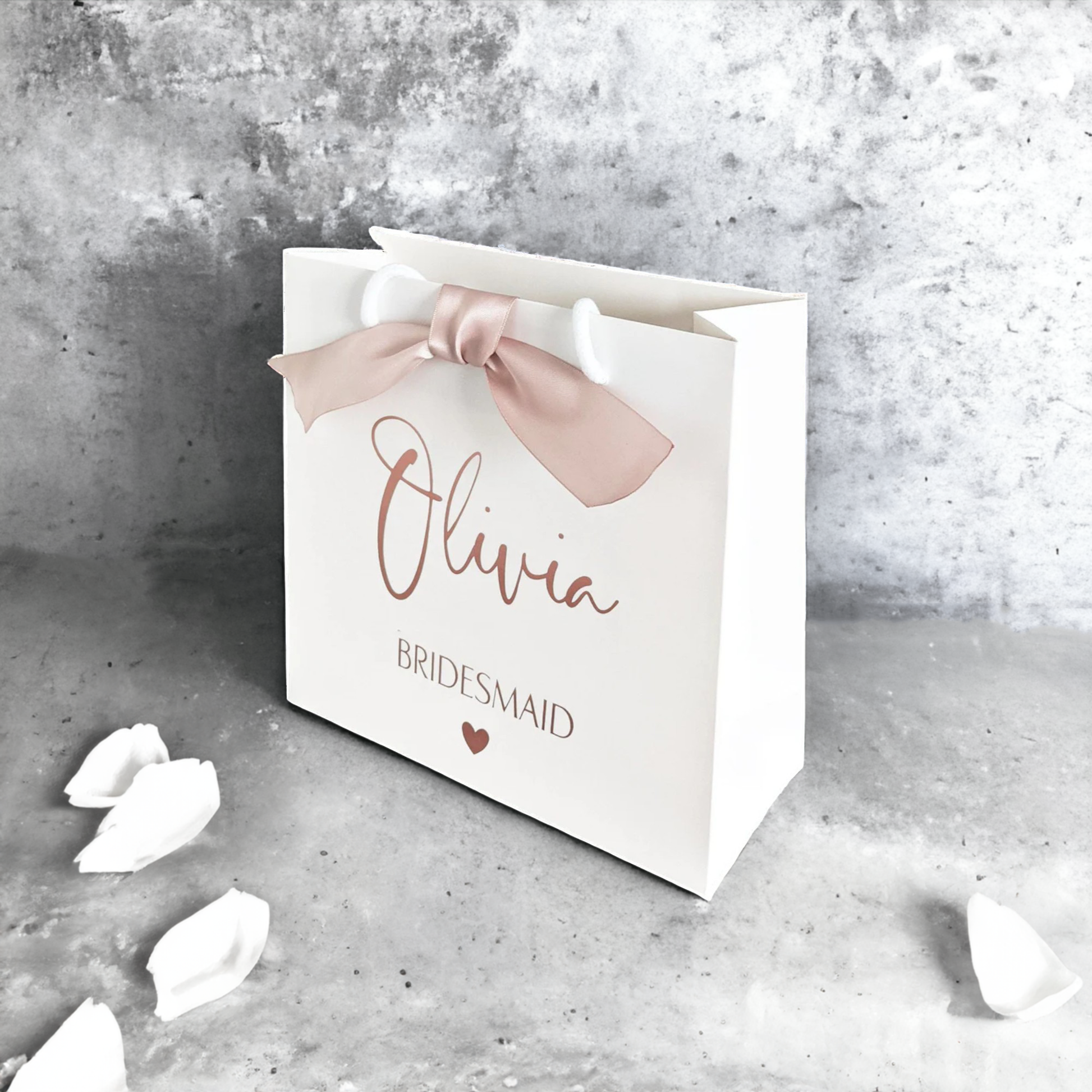 Wedding Gift Bags Personalsed Brdesmad Gft Bag Brdesmad Bag Mad Of