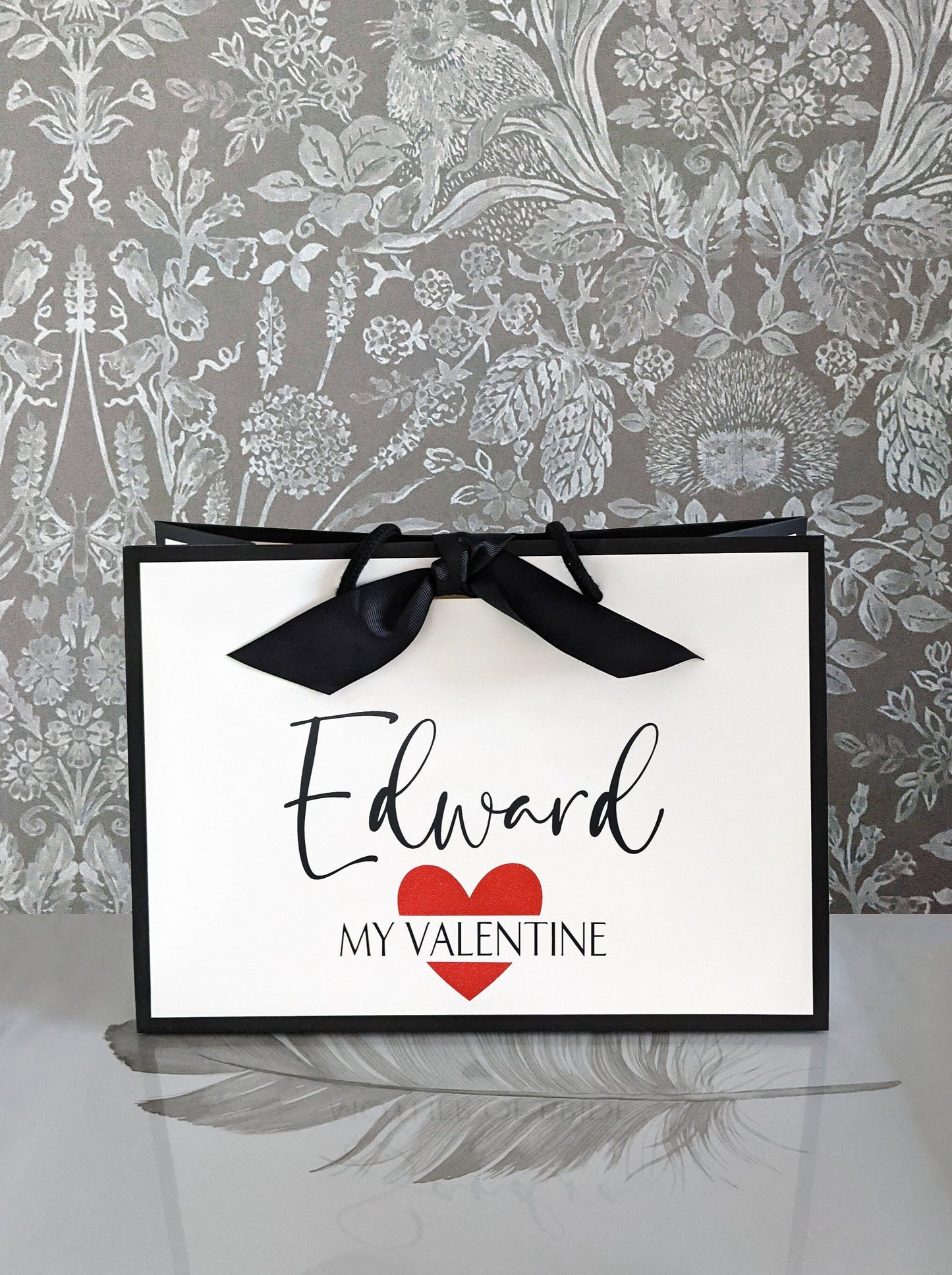 Valentines Gift Bag - Red Heart