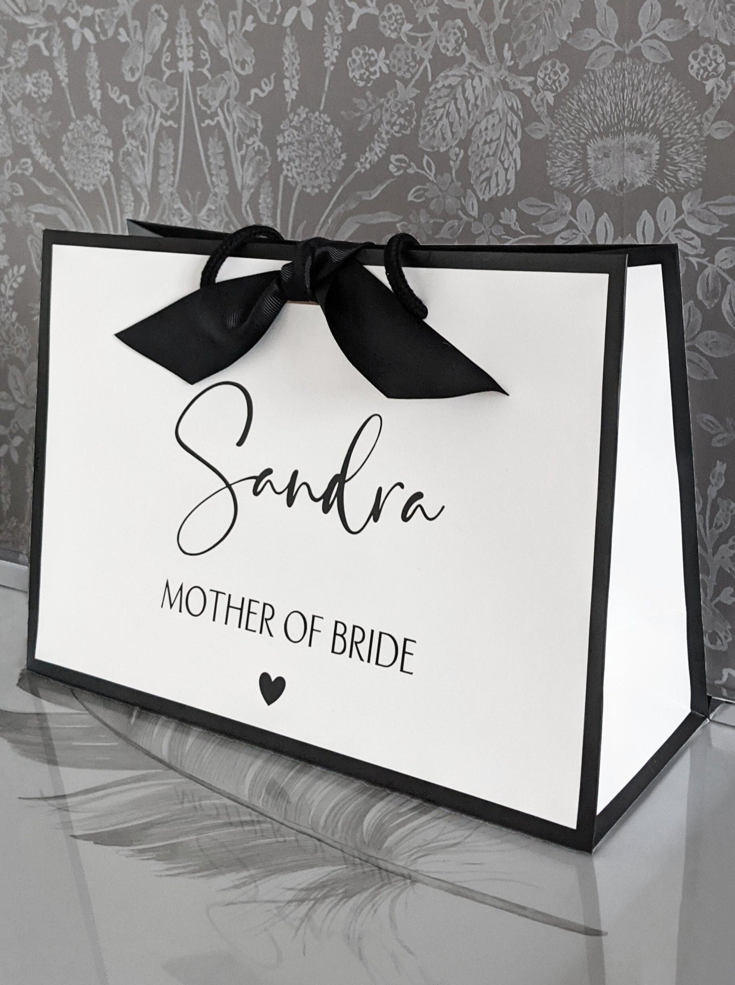 Personalised bridesmaid gift bag, mother of the bride gift bag