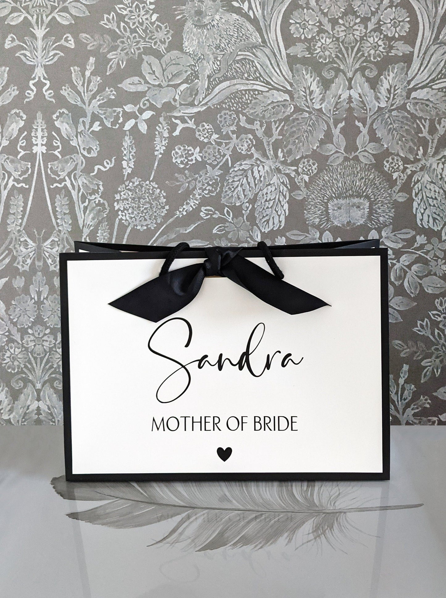 Personalised bridesmaid gift bag, mother of the bride gift bag