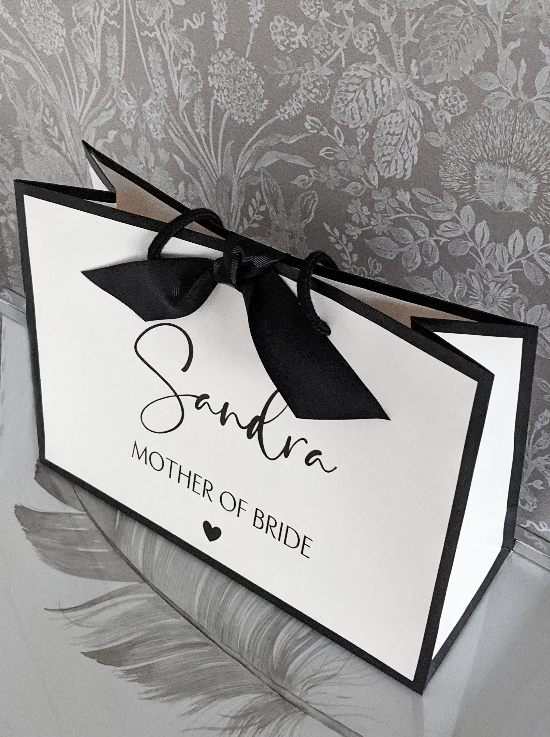 Personalised bridesmaid gift bag, mother of the bride gift bag