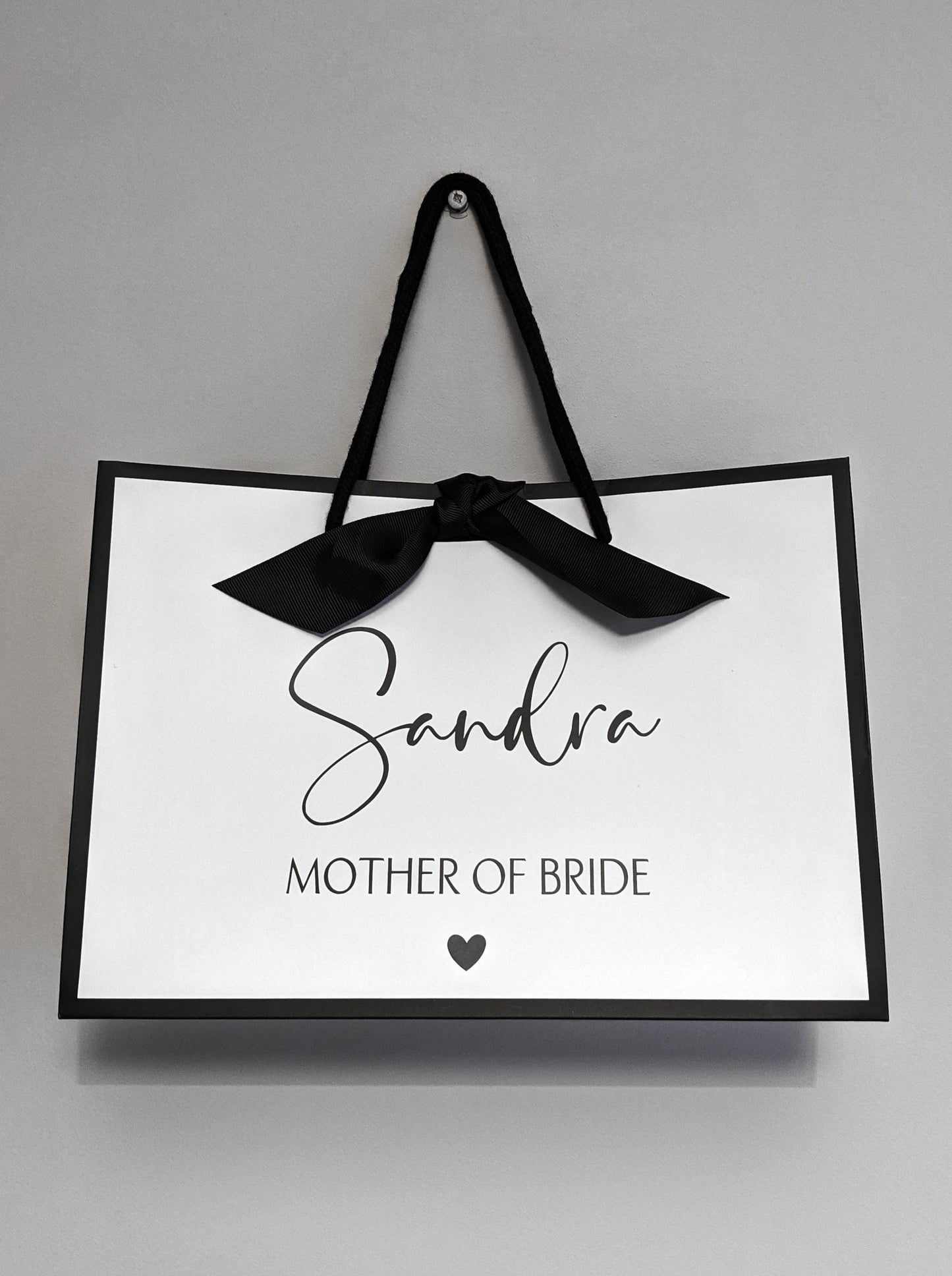 Personalised bridesmaid gift bag, mother of the bride gift bag